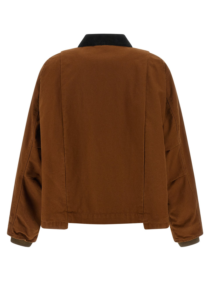 Sacai Sacai X Carhartt Wip Capsule Jacket Puffer Jackets - Brown | a2c9c7b4c719f6e902e62ab18003e6834dfdc166