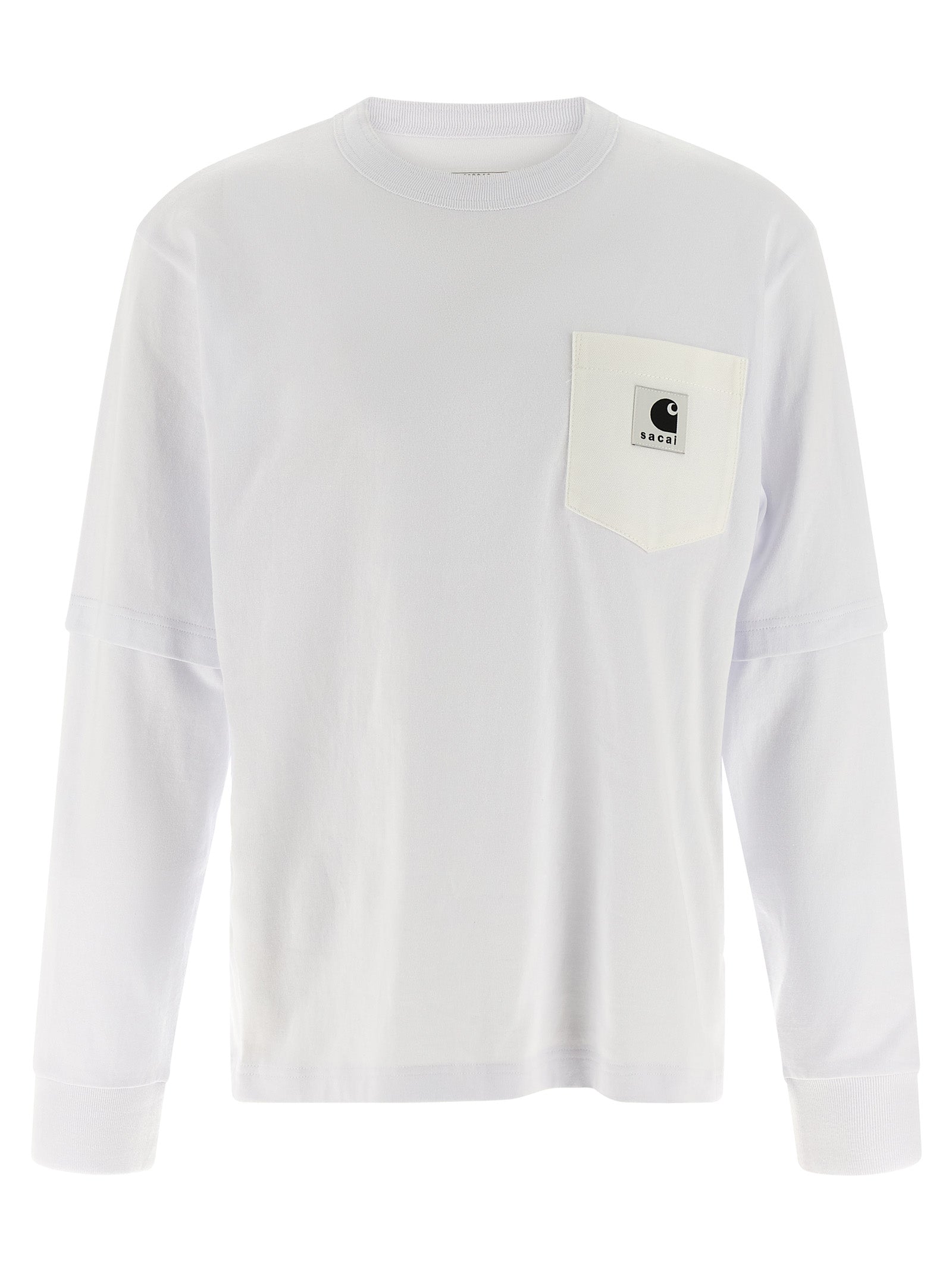 sacai Carhartt カットソー Sacai Capsule Sacai X Carhartt Wip T-Shirt White | Wanan Luxury