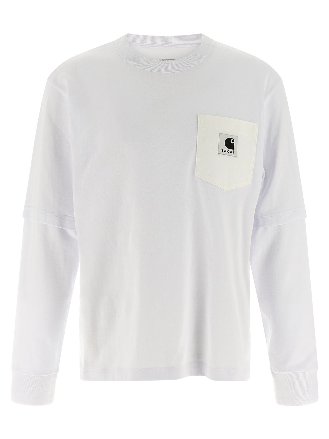 Sacai Capsule Sacai X Carhartt Wip T-shirt - White | 053846f517253c374ad12dcd8b4b49fed0f373ad