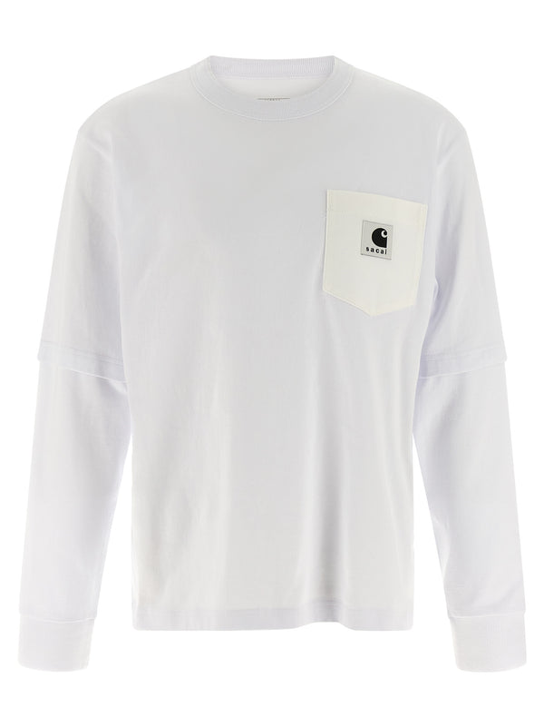 Capsule Sacai X Carhartt Wip T-Shirt White