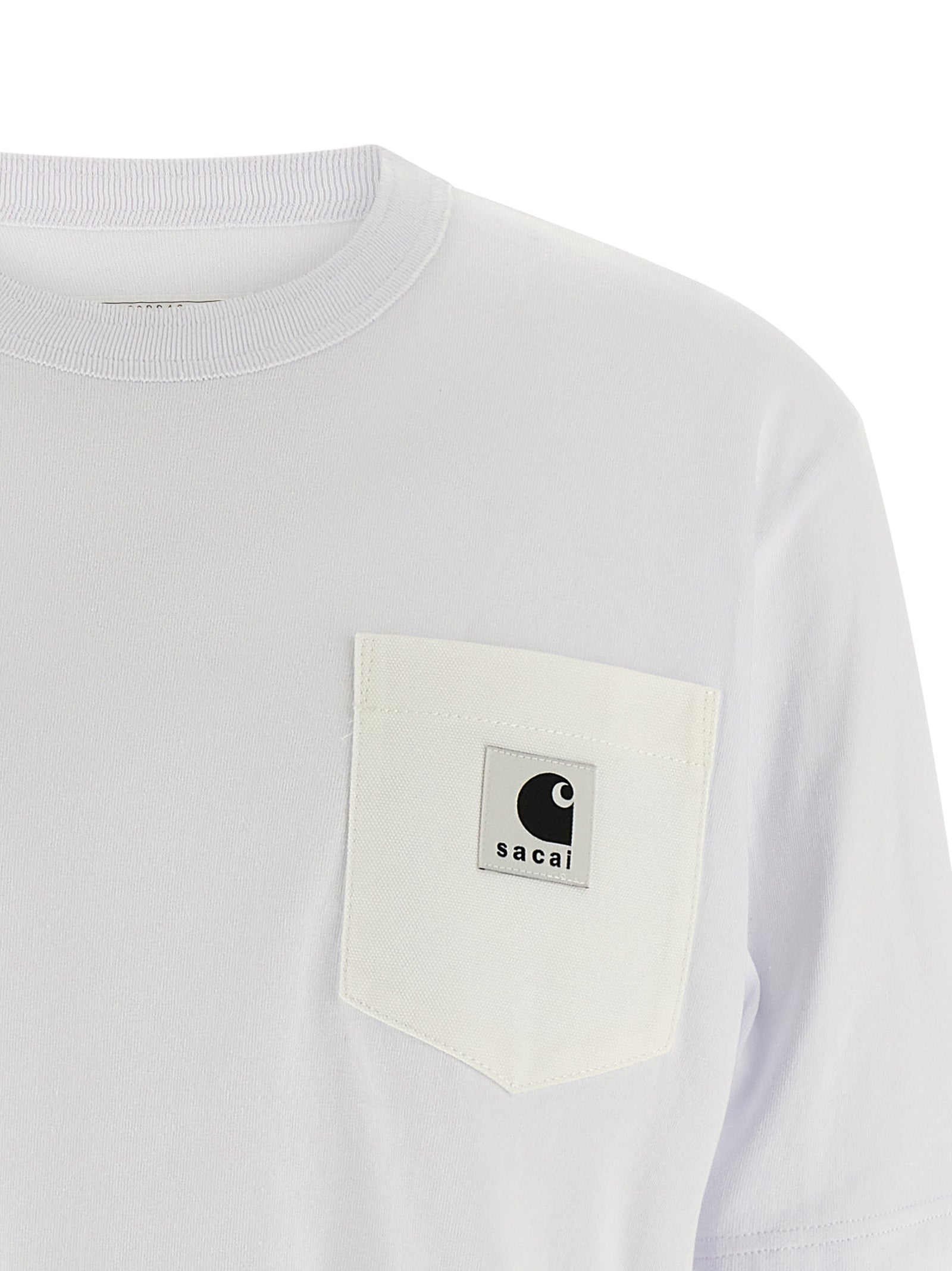 Sacai Capsule Sacai X Carhartt Wip T-Shirt White | Wanan Luxury