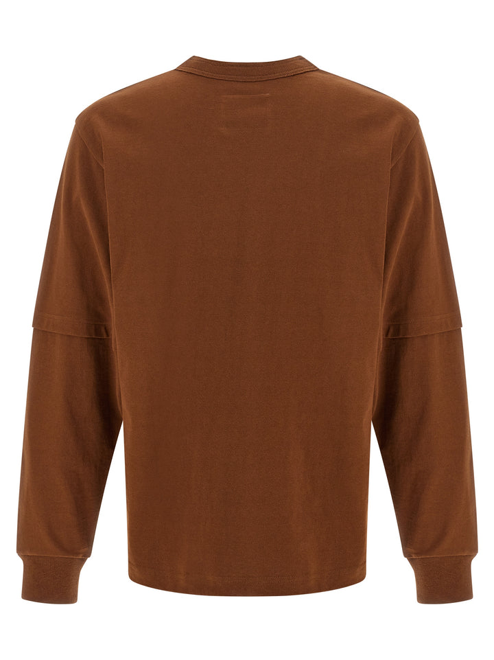 Sacai Capsule Sacai X Carhartt Wip T-shirt - Brown | ce470439b5baa78196a0ecd25a495f4e7d311c1a
