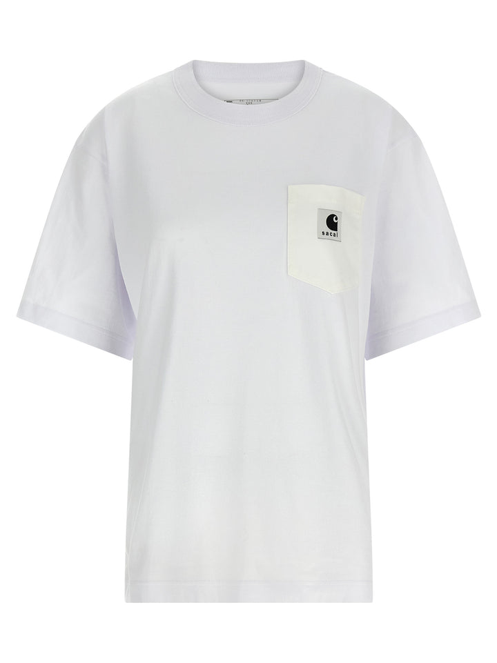 Sacai Capsule Sacai X Carhartt Wip T-shirt - White | cc5aa777217c0a1c2009cd3fb4c1b3d385b61940