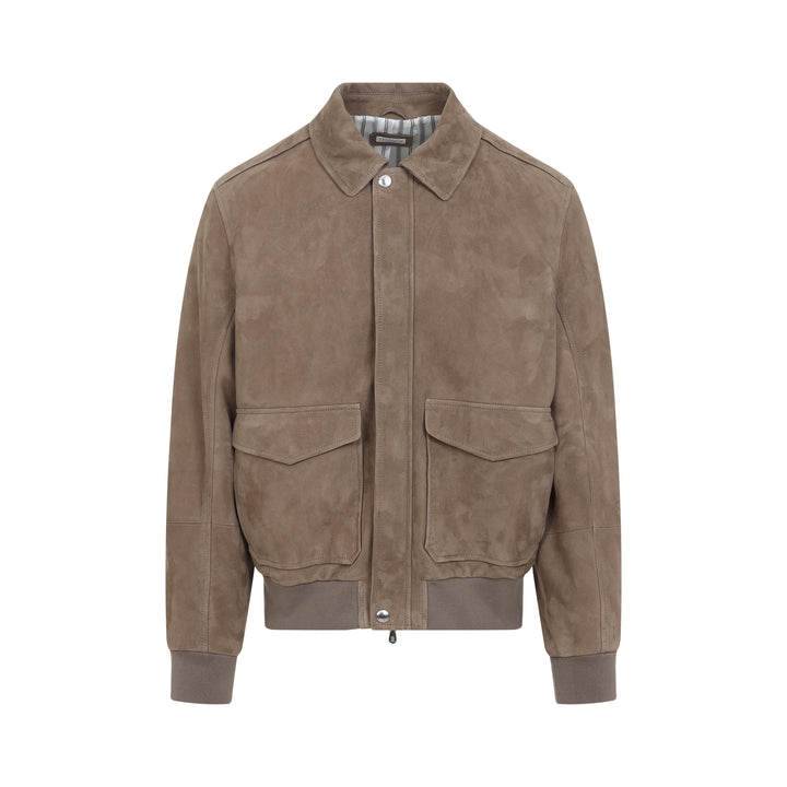 Brunello Cucinelli Bomber jackets - Nude & Neutrals | 5cd488c30ae1b147eac2a330310cd4edd9d3887a