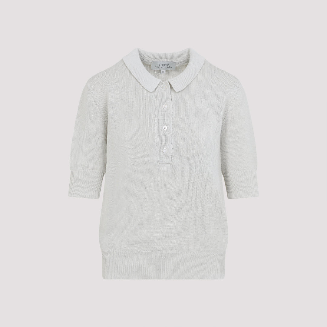 Studio Nicholson Polo - Nude & Neutrals | bcce055a588027a7449a47c4a13d2450b9de8ab7