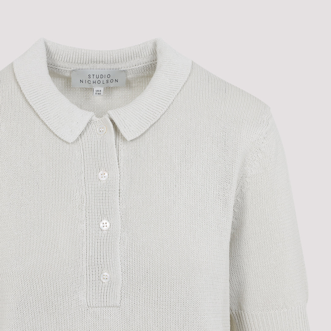 Studio Nicholson Polo - Nude & Neutrals | d0fe2c335d58b56ae84d3c5665e31f53c02fcd85