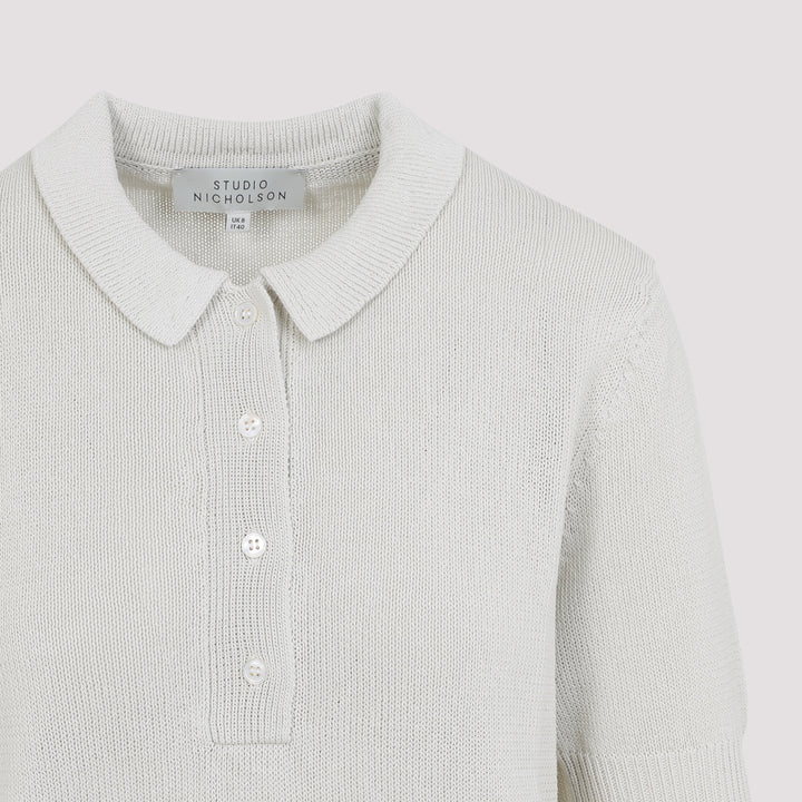 Studio Nicholson Polo - Nude & Neutrals | d0fe2c335d58b56ae84d3c5665e31f53c02fcd85