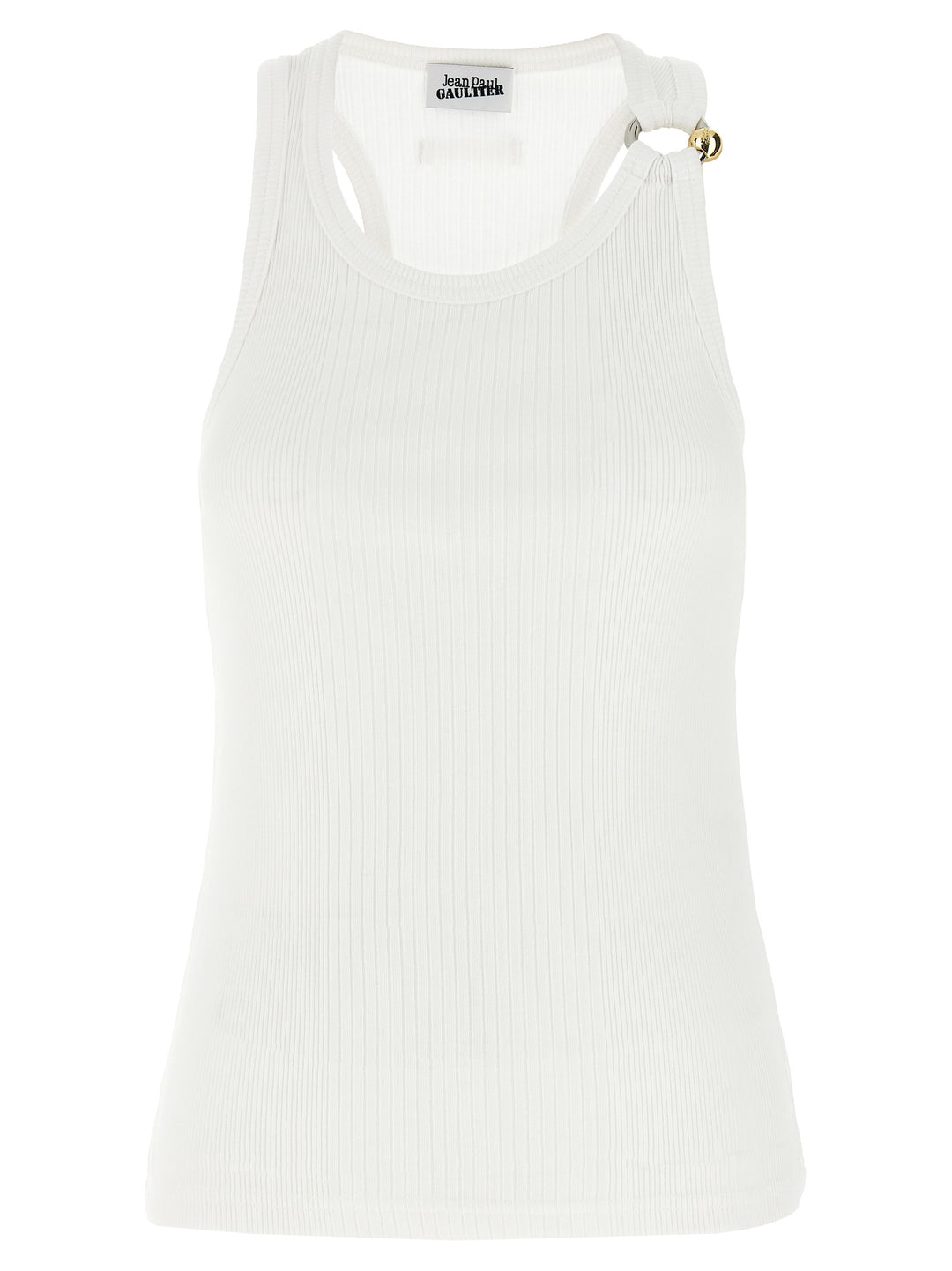 Jean Paul Gaultier Black Piercing Tops - White | e5f3bd15070e9c5c686c433a640748f4bda56c63