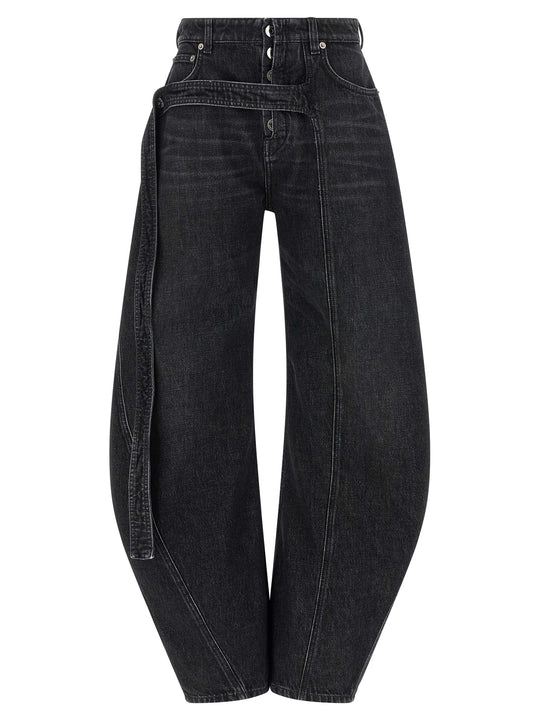 Low Waist Jeans Black