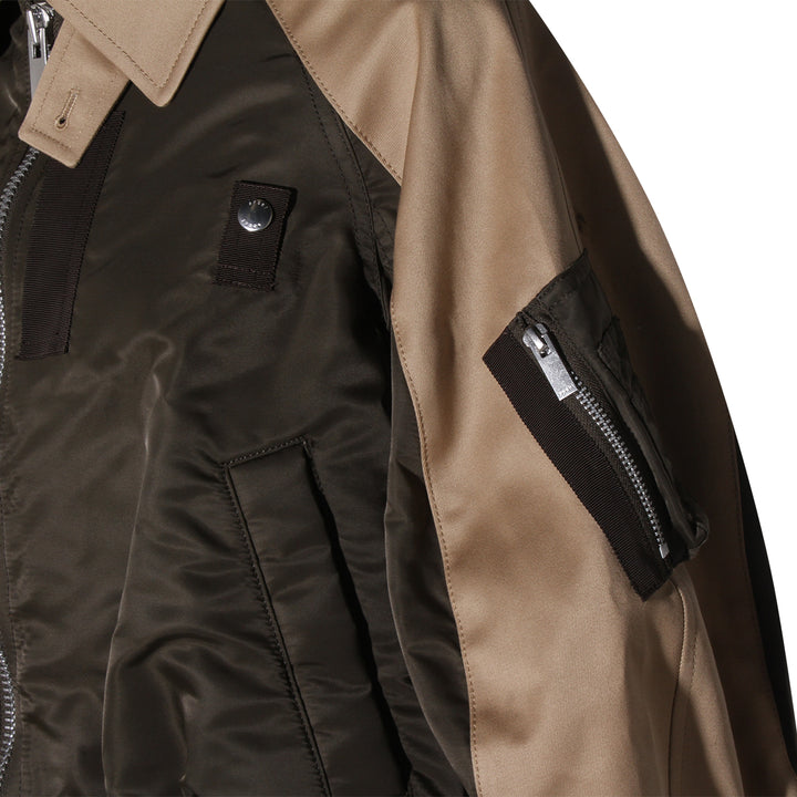 Sacai Jackets - KHAKI/BEIGE | d94a6cd7bbec56568e43cac570a38134c6ea5a85