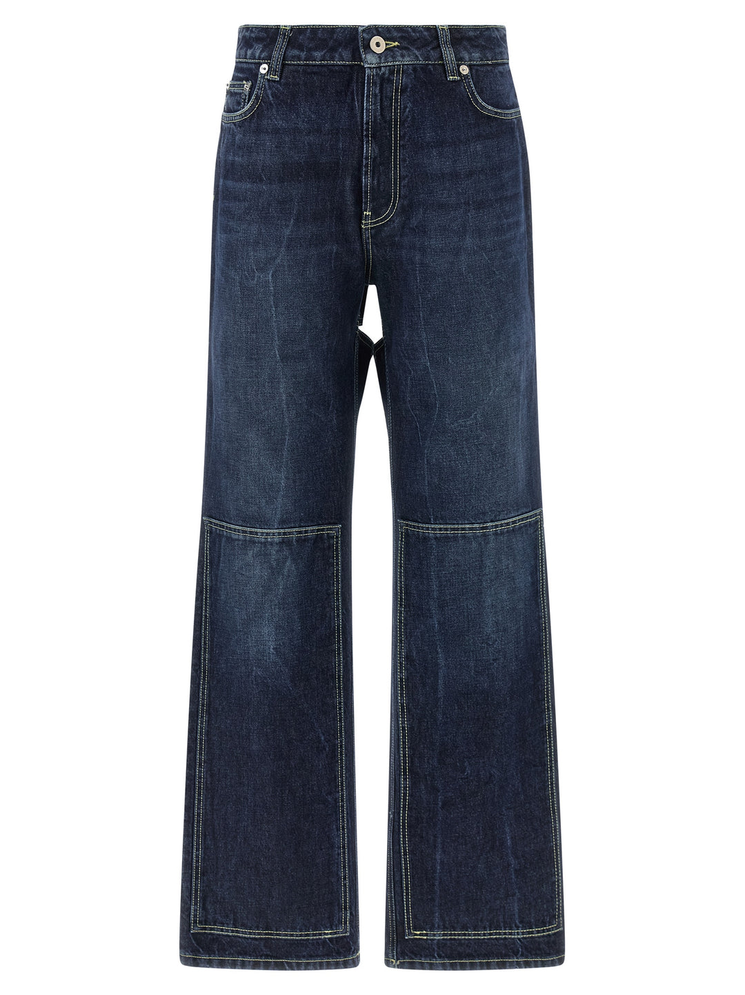 Jean Paul Gaultier The Blue Cut-Out Jeans - Blue | 4faa83aa087f8c2833d2183eb8d00bf1e52ab74e