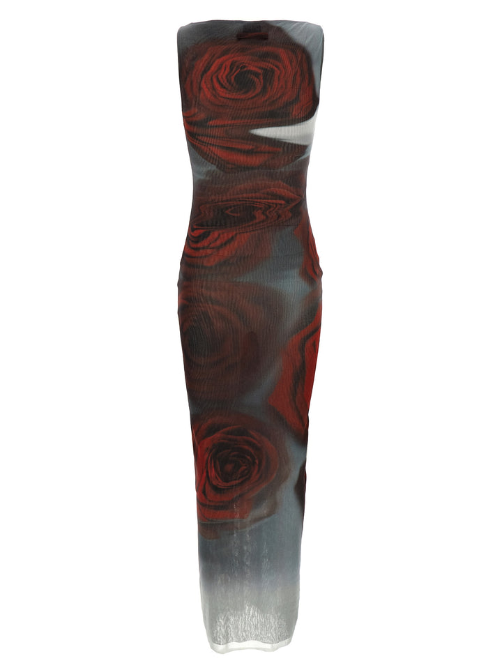 Jean Paul Gaultier Blurry Roses Dresses - Multicolor | fd194548d396c1c6f4519775b9a8bec9c2734427