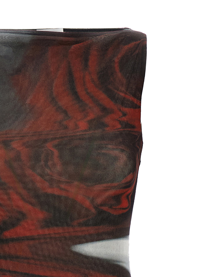 Jean Paul Gaultier Blurry Roses Dresses - Multicolor | 6ae1d15ebffc03f11662f574c25d1674d5df6225