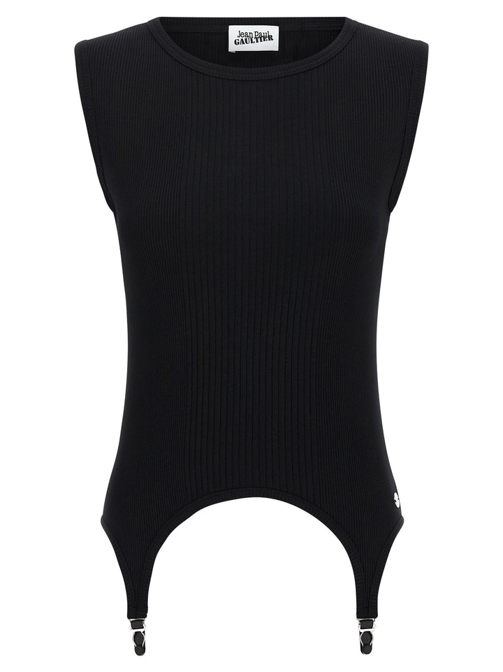 Jean Paul Gaultier The Black Garter Tops - Black | e1b963f0f4d5cb9b238bc81b3841765ecb770376