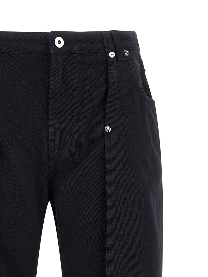 Jean Paul Gaultier The Snap-Button Denim Jeans - Blue | ea2376a3fd6a3759536893a21339e40ff99b69f7