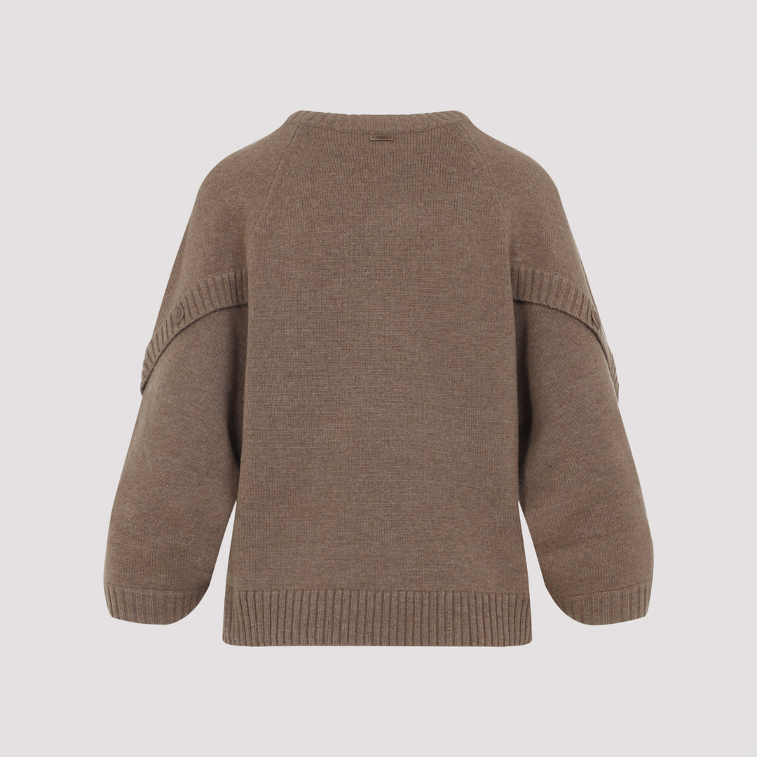 Max Mara Pullover - Nude & Neutrals | 7e9558a7f911dcb7d79c507f564a08961376c5af