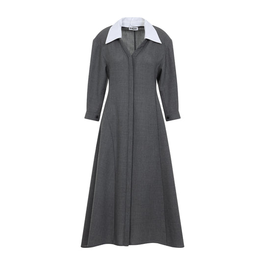 Midi Dresses Grey