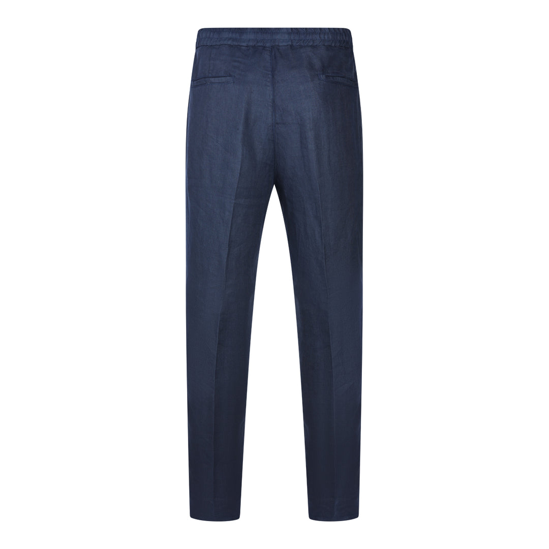 Brunello Cucinelli Trousers - NAVY | 6edbbb75c7b61a3e5a0fdef1bcefc07bb2c9cc6e