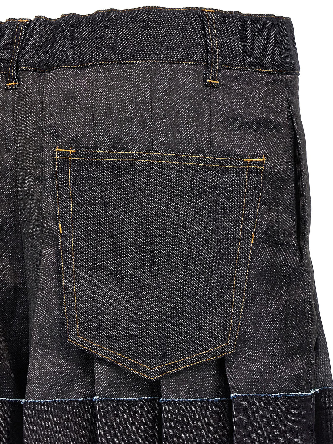 Sacai Flounced Shorts Bermuda and Short - Blue | fa2982317b94ce5f066ee061fb5ef4155c36bbed