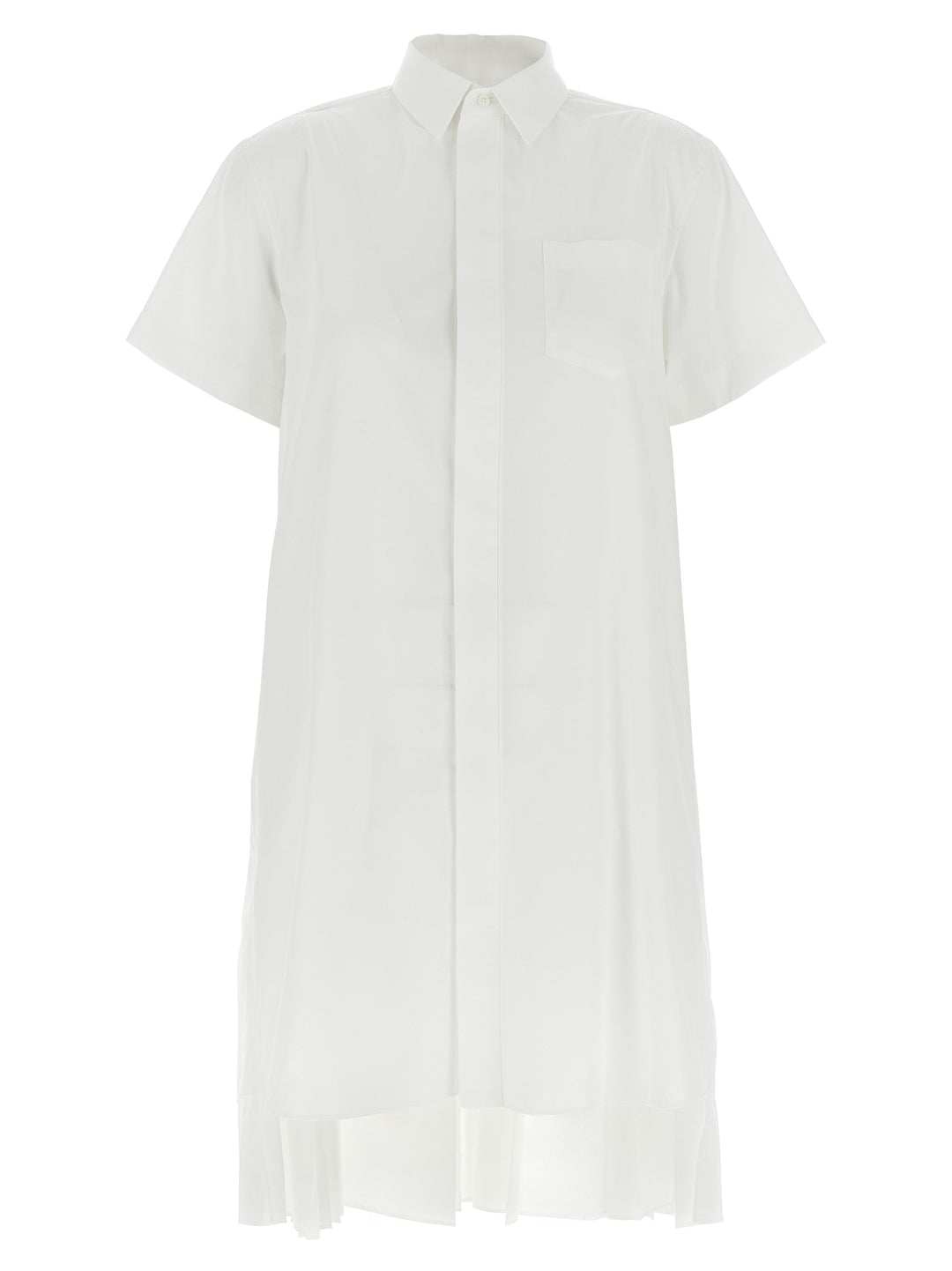 Sacai Chemisier Dress Dresses - White | eddc7c541aa7d6174c907855008c40cb0f375763