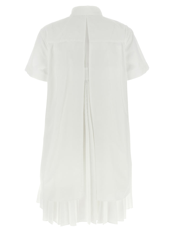 Sacai Chemisier Dress Dresses - White | 3f43b3b732c2b314ddf4a5db9e8f33a67bb966b1