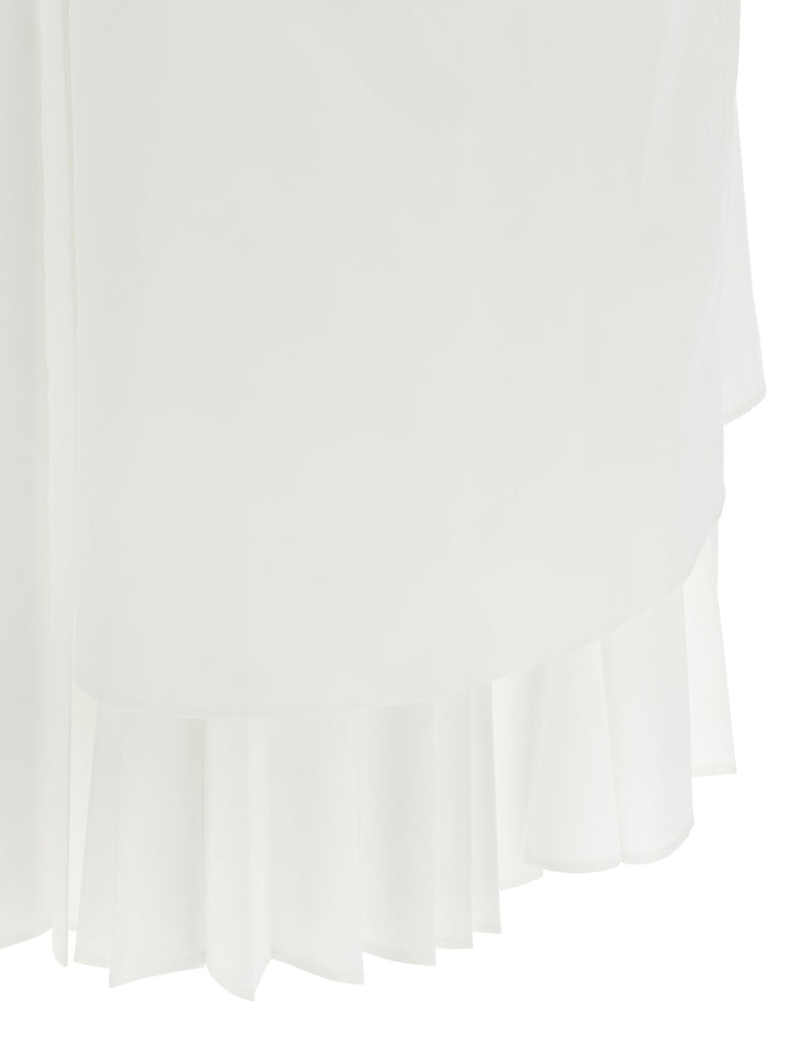 Sacai Chemisier Dress Dresses - White | 1194df7d8d316e76a9bd5ddd630e32aa18fdfc30
