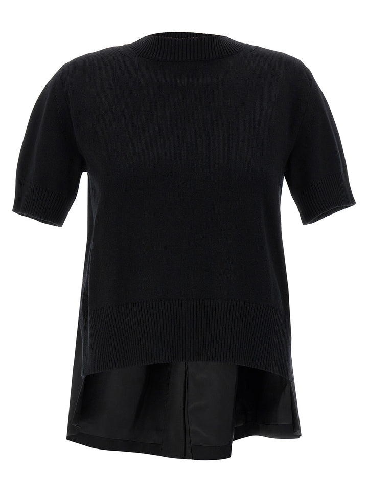 Sacai Patchwork Sweater Sweaters and Cardigans - Black | f6b7de8fce2fd3119ebf0c7ef56978f4cb9f685f