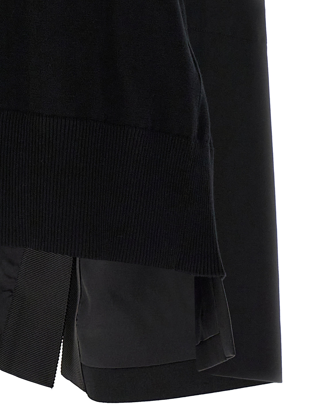 Sacai Patchwork Vest Gilet - White/Black | 319596f1a80c33c52325861176000641d309fb87