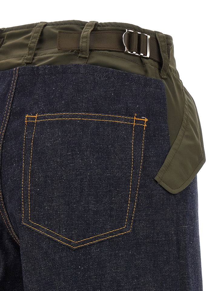 Sacai Denim Pants Jeans - Blue | 06551a5fd33437d7244296c902d964ead0750836