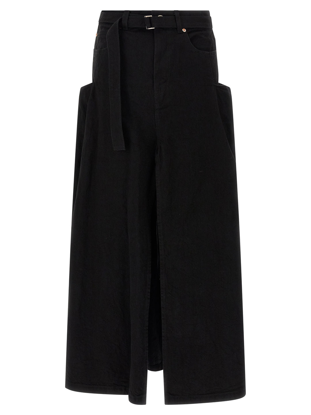 Sacai Denim Skirt Skirts - Black | d297917c7c5d4ef5452161829e9cbe1e428c68b2