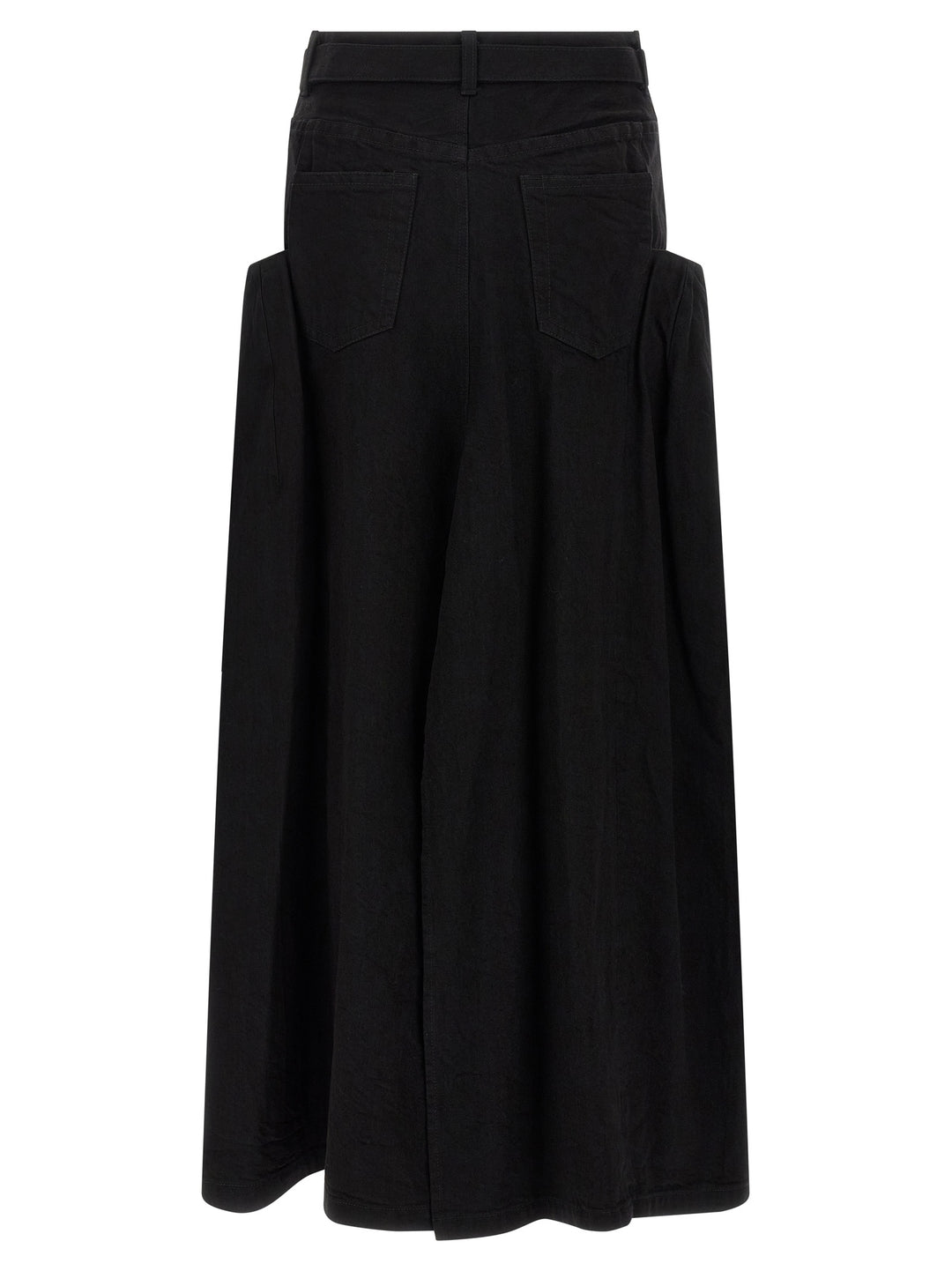 Sacai Denim Skirt Skirts - Black | cbeb1cea350473febfff672ef24f4348c974764f