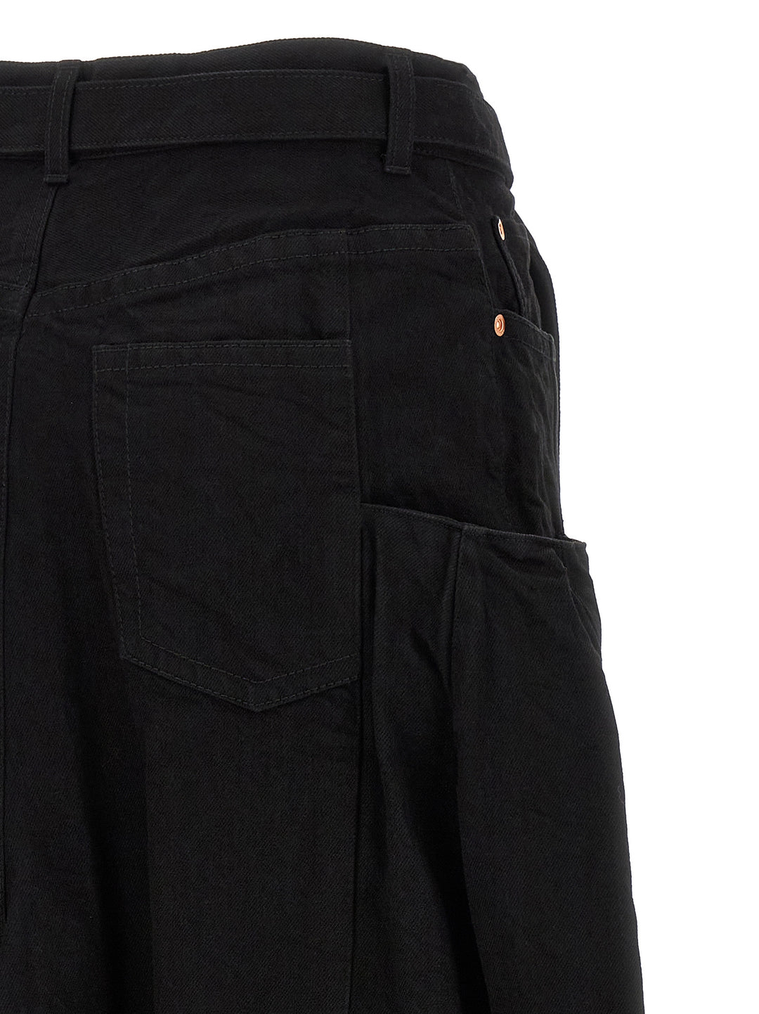 Sacai Denim Skirt Skirts - Black | e854e019cc33458b4e53d3b275a2bb5ede977157