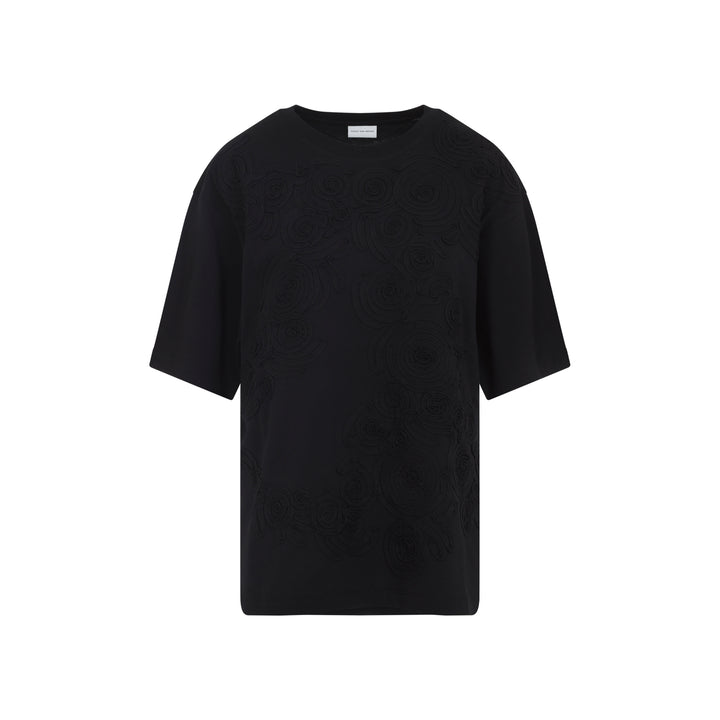 Dries Van Noten T-shirts - Black | 004b227cf76747f36ca4df9bea6d7cc87e9cdbe3