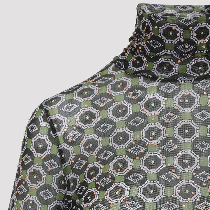 Dries Van Noten Turtle neck - Green | 7ee0326fc353fb579995a63dcdd3e472c283f808