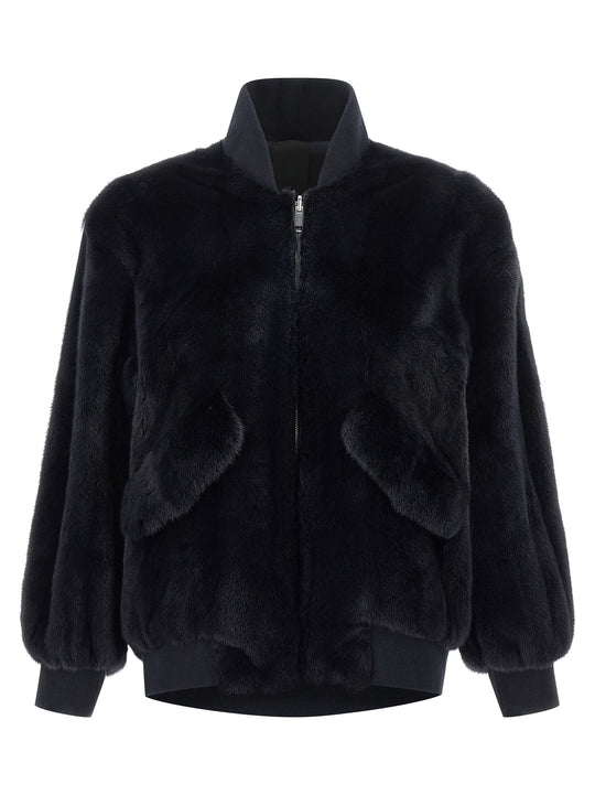 Bomber Fur Blue