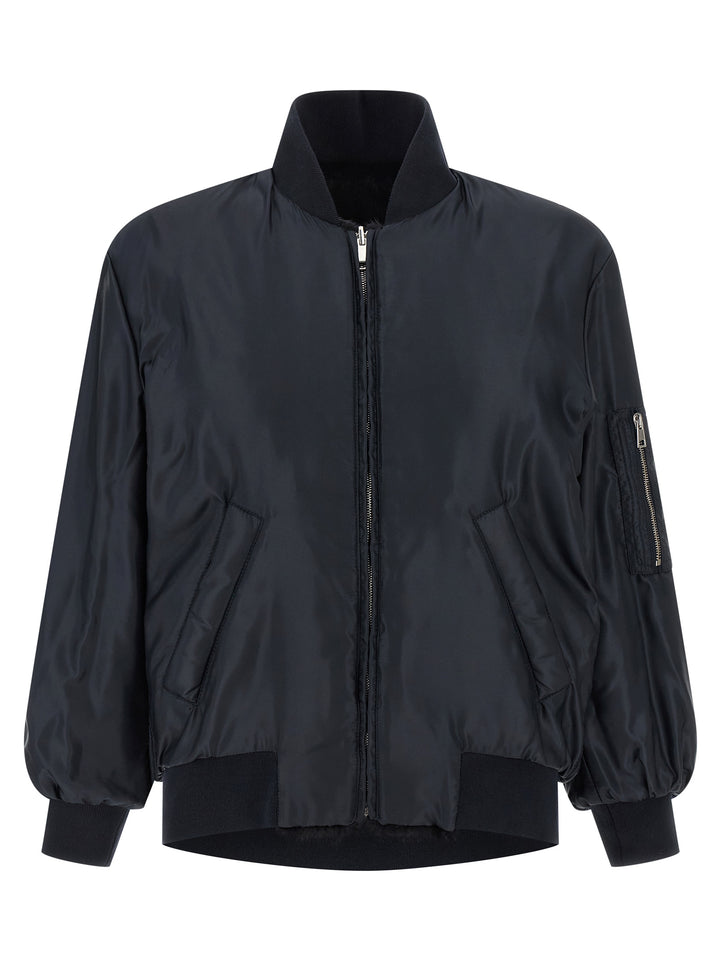 Blancha Bomber Fur - Blue | 815324d8b3d5f9ff095f373adc9fa84b3d05af6c