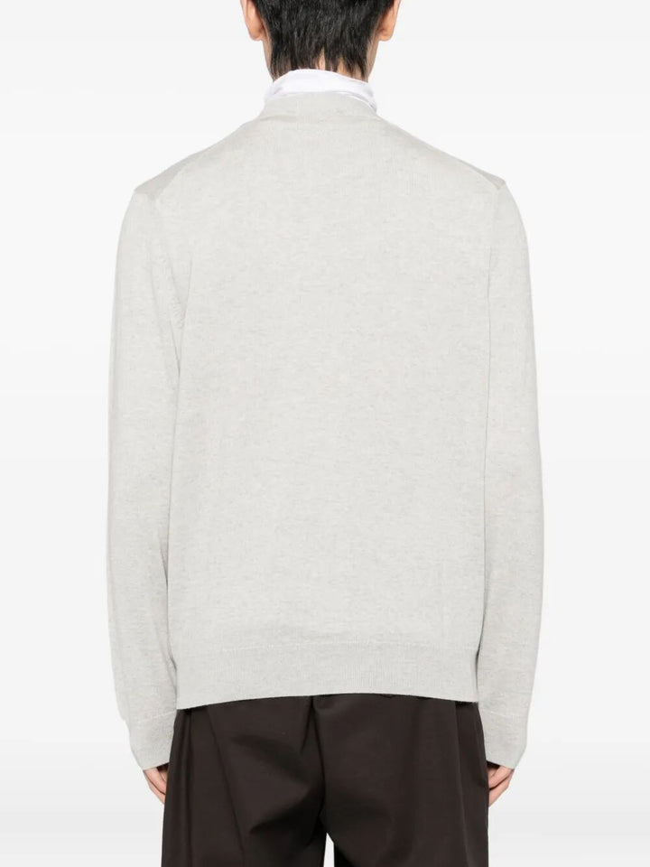 Maison KitsunÉ Cardigan - Grey | 1405adcf9856df7bd9838a2750f31beabc2d1ca1