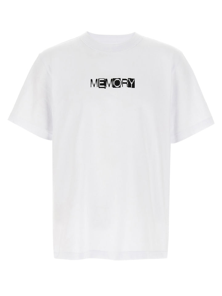 Sacai Memory T-shirt - White/Black | a222cbabfbdc7220b361bb06506f94b48e6d123c
