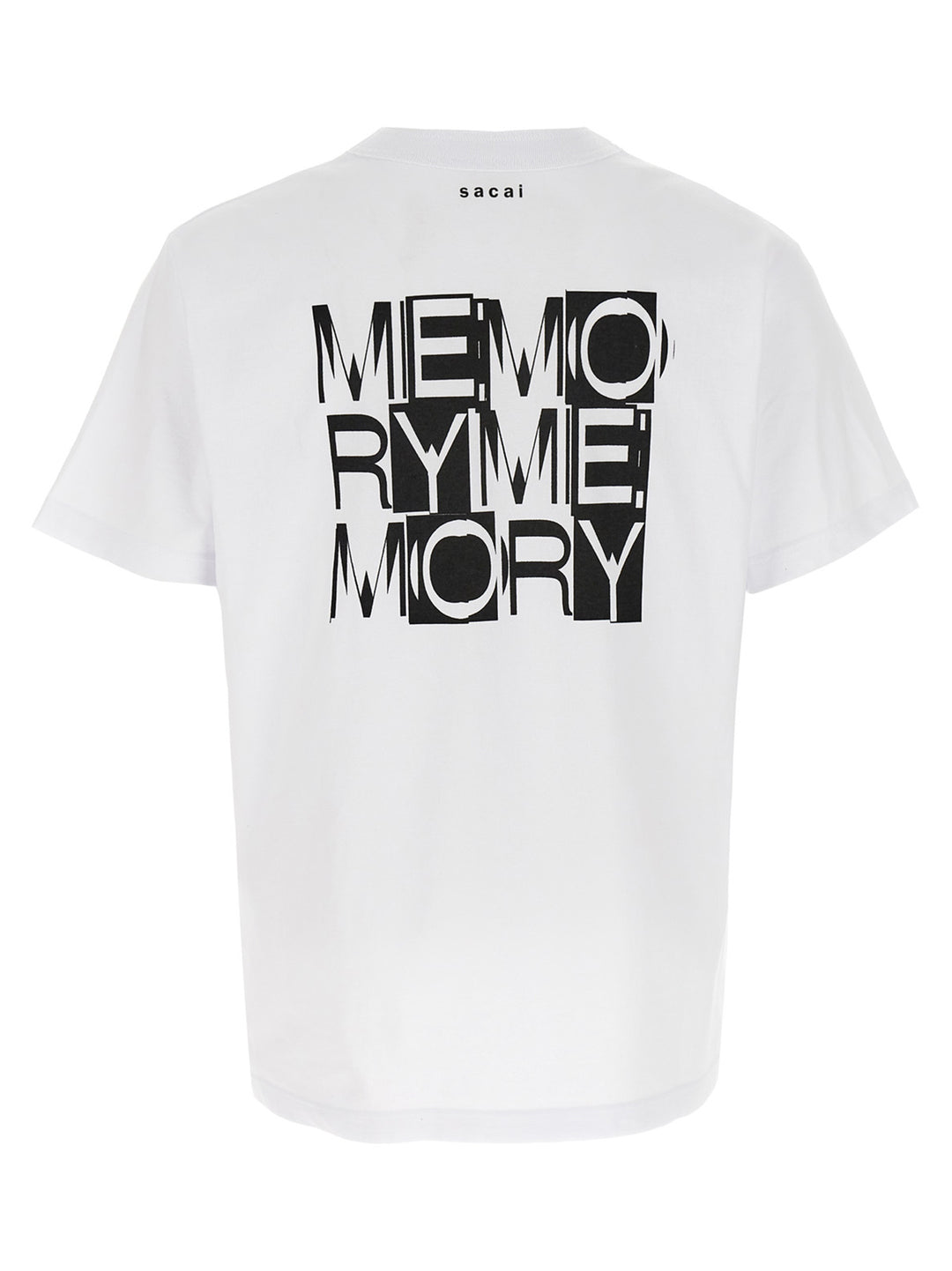 Sacai Memory T-shirt - White/Black | 771dec16ce139701942c023c30bdb14138b8f699