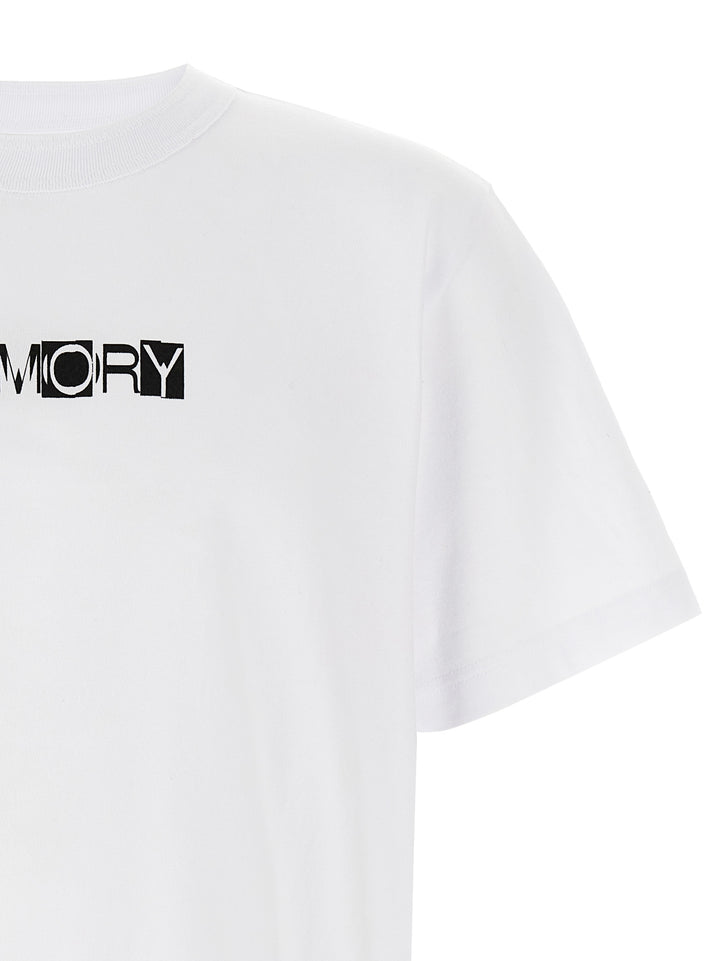 Sacai Memory T-shirt - White/Black | e246261c0babcbfe0da08e463d9d25694b570239