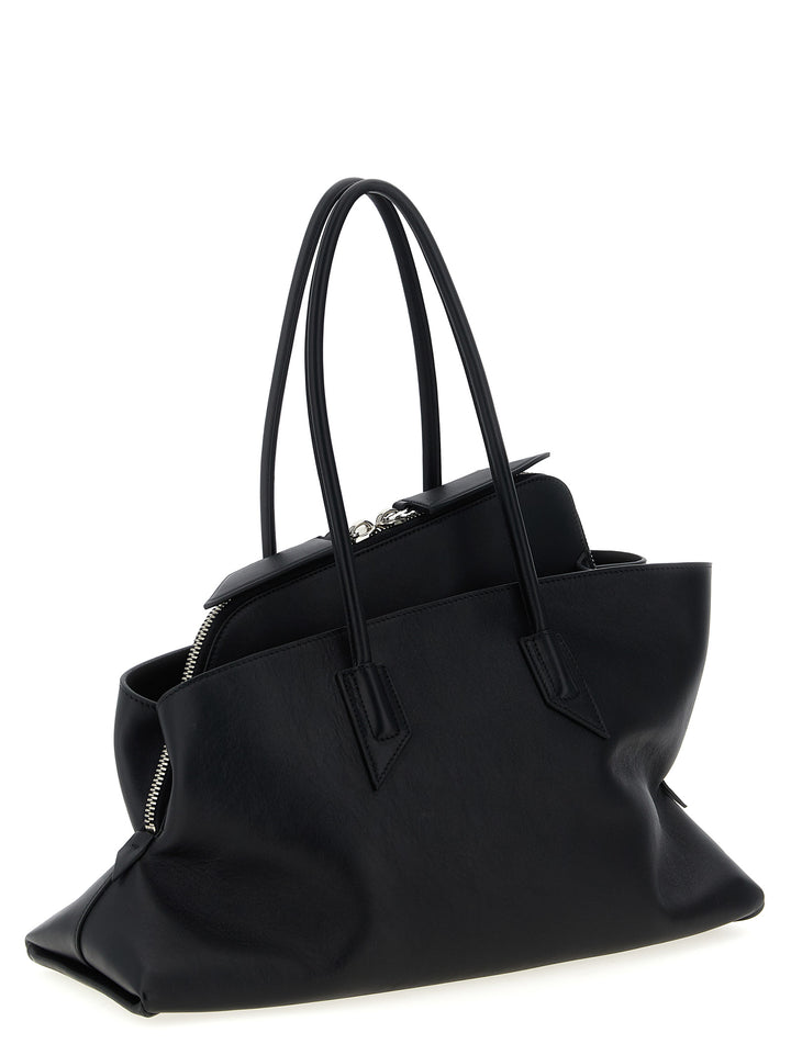 The Attico La Passeggiata Medium Shoulder Bags - Black | 6a7e4caec6c6c7baae24b6f5220d036cf1102b33