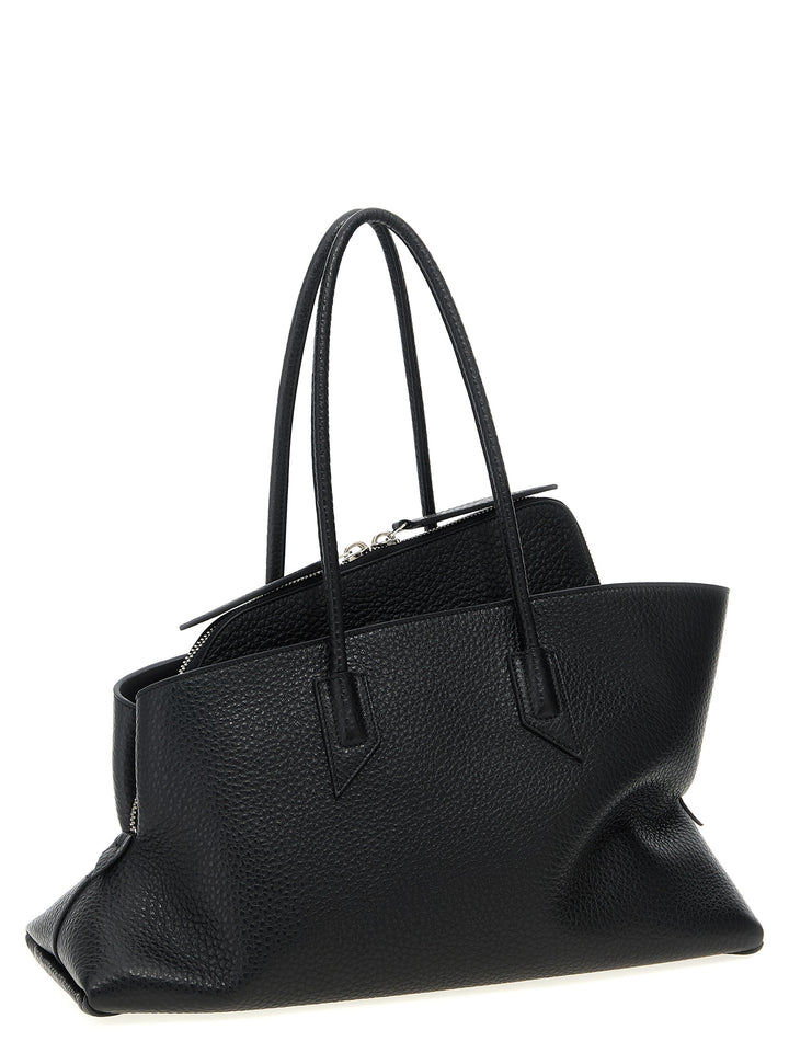 The Attico La Passeggiata Medium Shoulder Bags - Black | 604e8baf20530864a34c7966b29d99162de20a38
