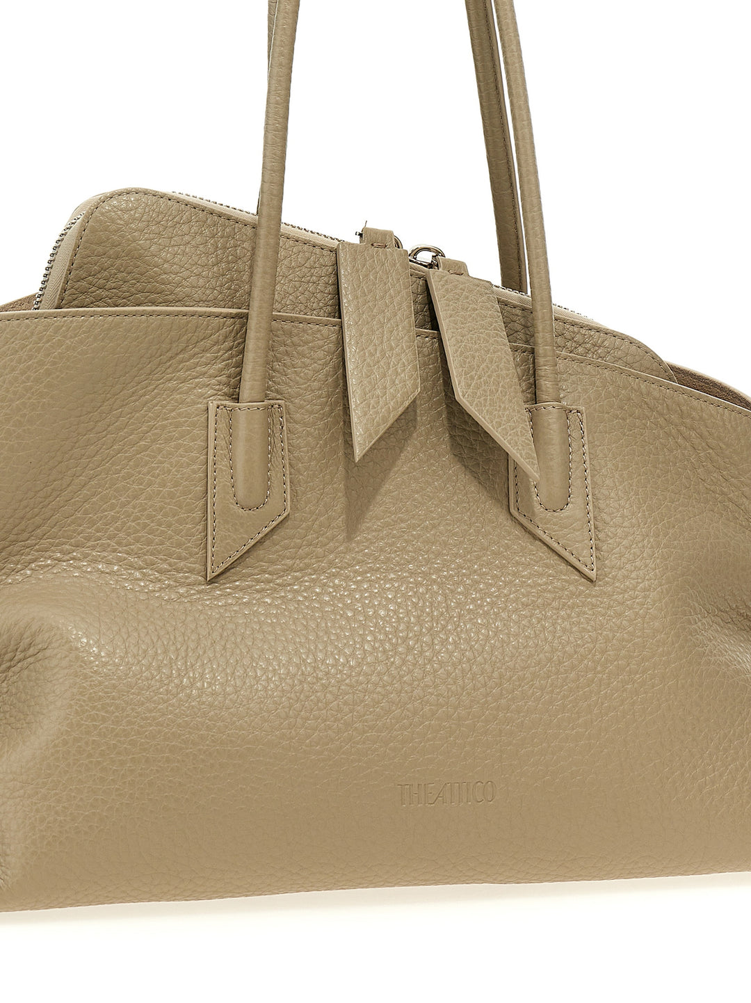 The Attico La Passeggiata Medium Shoulder Bags - Beige | 63f085fd15ee0389eeebabdcd22209494c766d81