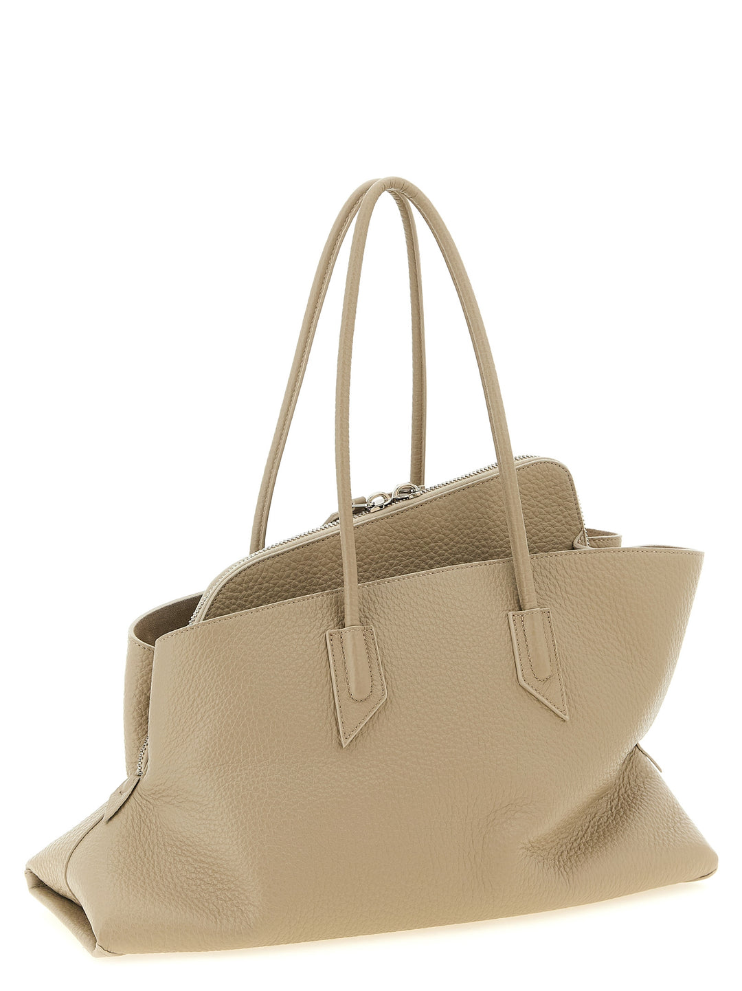 The Attico La Passeggiata Medium Shoulder Bags - Beige | b6e3a6338bc6d6228261ab20c0c70a196ed0f2c5