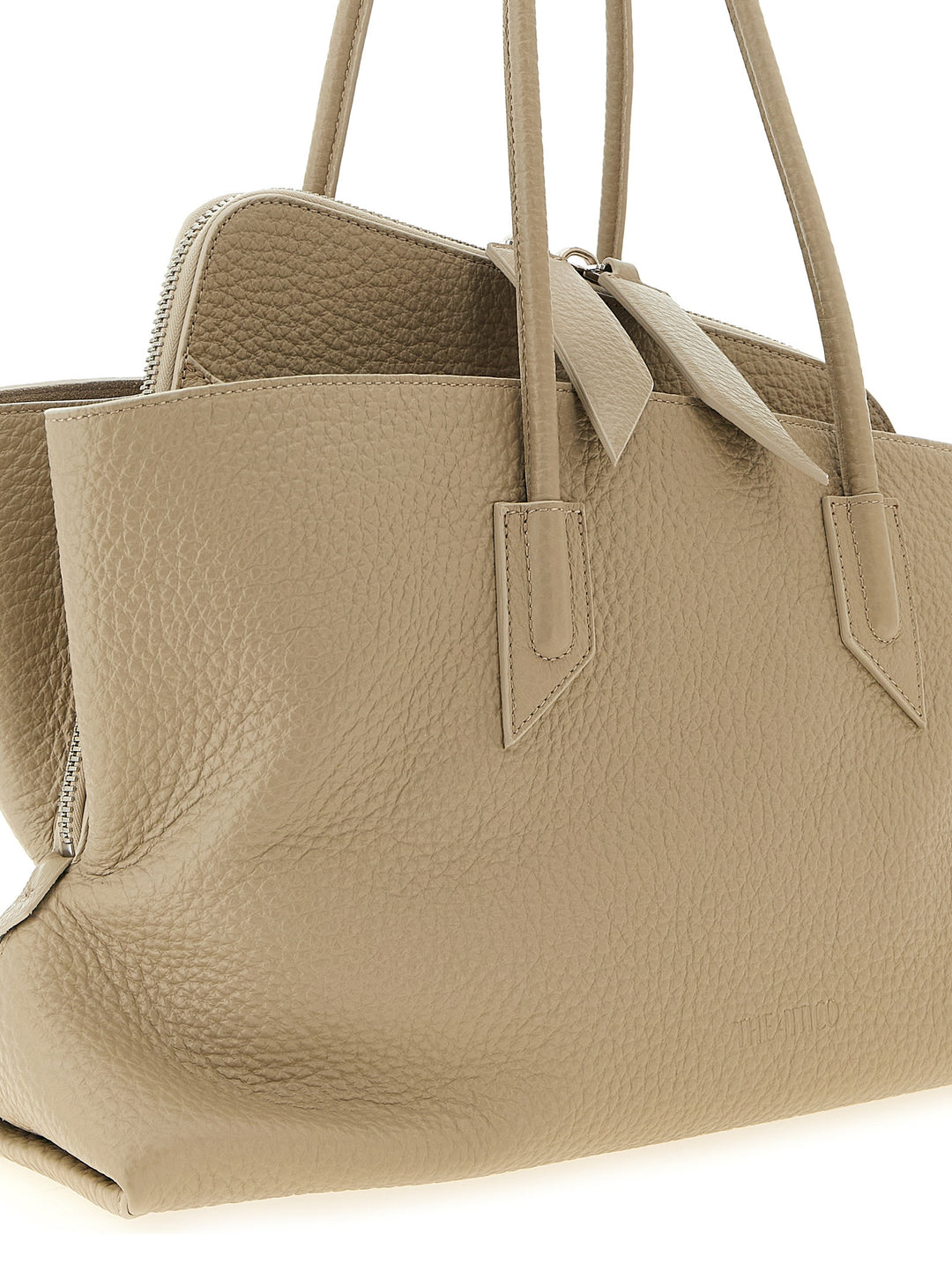 The Attico La Passeggiata Medium Shoulder Bags - Beige | 1756344c4c19a7a5a14d9b8bdc7c7ccf73aa86c6