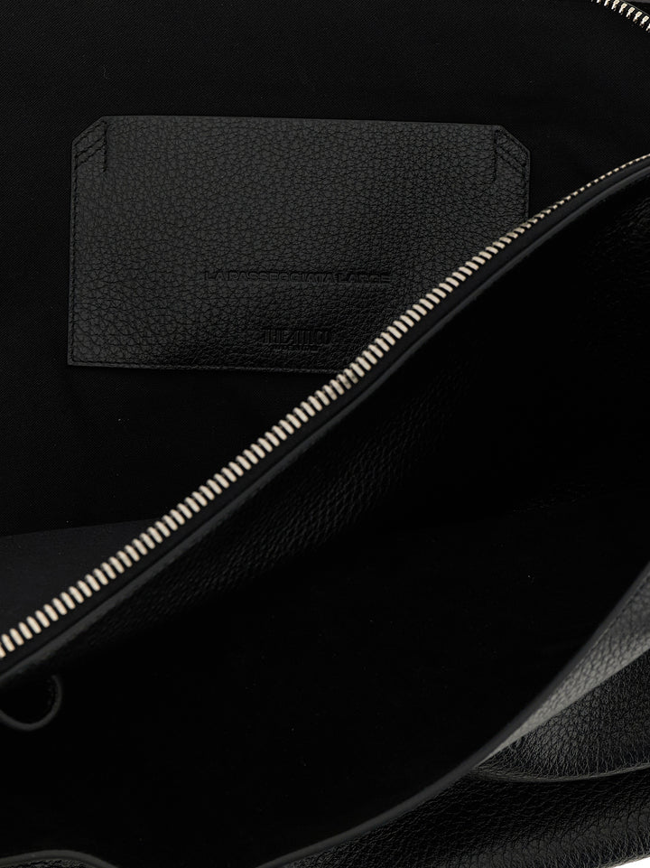 The Attico La Passeggiata Large Shoulder Bags - Black | e9cf30690196e5642cdbe3476258168f874c3f50