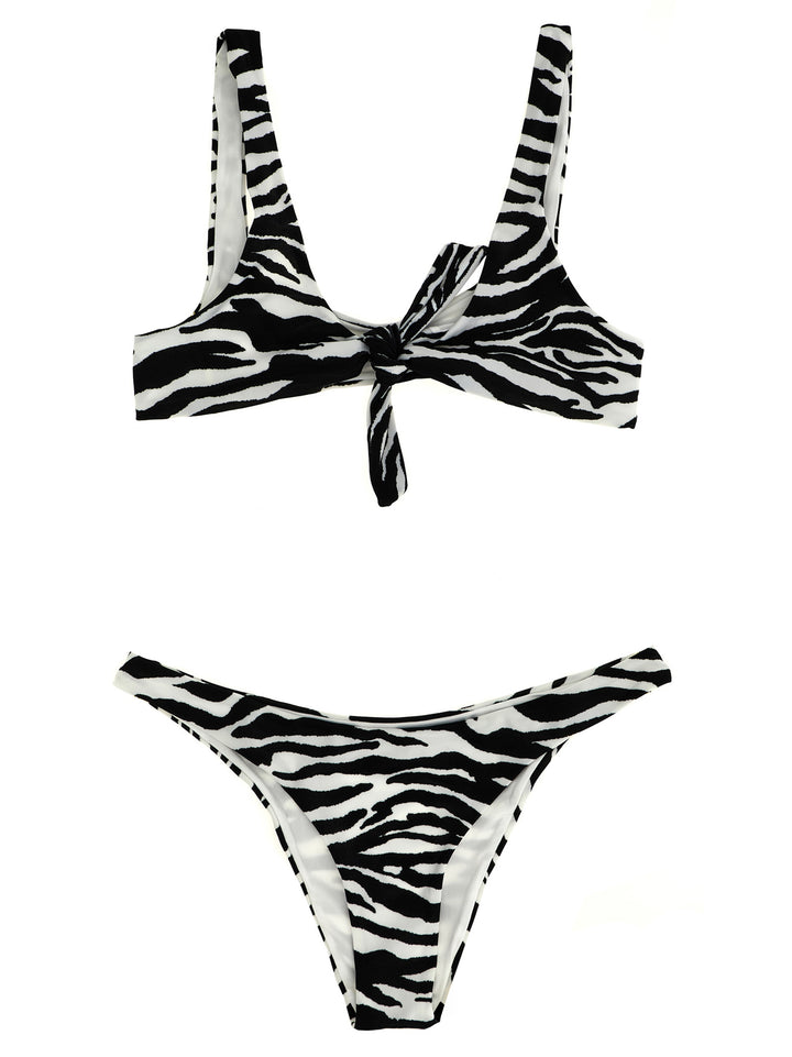 The Attico Estate Meravigliosa Beachwear - White/Black | 780ed97eac09323e5433ed299ae6138246be66a2