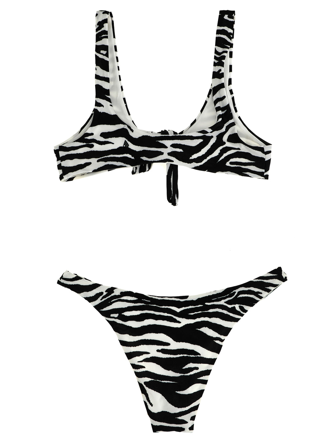 The Attico Estate Meravigliosa Beachwear - White/Black | 13b1b214a592fab8ac79e4581a9b83ec7af63f76