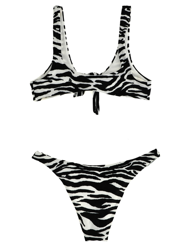 The Attico Estate Meravigliosa Beachwear - White/Black | 13b1b214a592fab8ac79e4581a9b83ec7af63f76