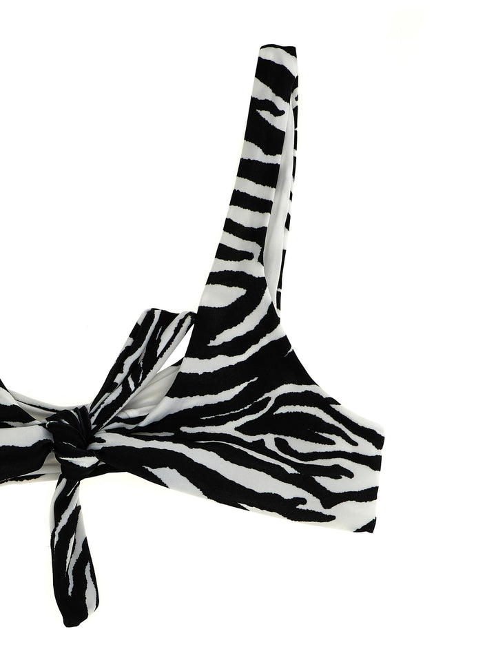 The Attico Estate Meravigliosa Beachwear - White/Black | 19587e0987d0f80d4f1e682f41e9623991b2766d